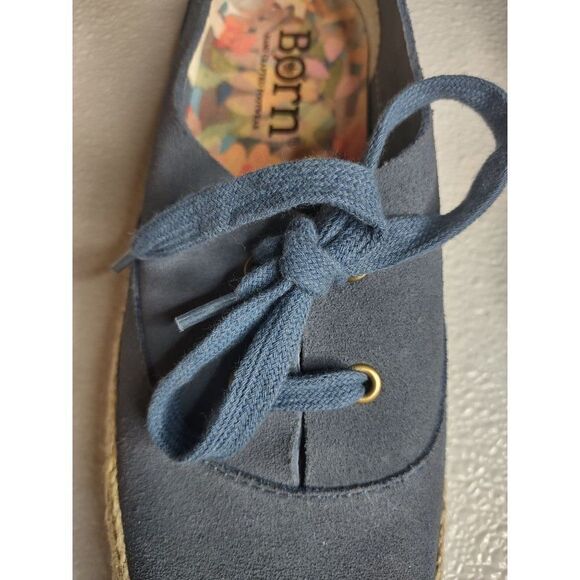 BORN Blue Suede Leather Capela Sneakers Size 8M - Picture 11 of 16